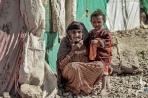 A widow received dignity